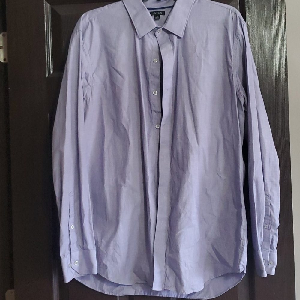 Apt 9 purple dress shirt